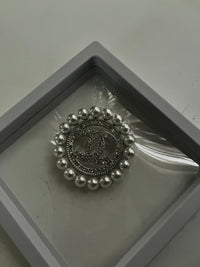 Pearl & Rhinestone Brooch